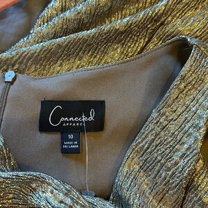 Silver And Goldish Stretchy Dress